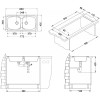 Кухонная мойка Alveus Basic 70 Нержавеющая сталь 1008846