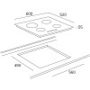 Встраиваемая газовая панель Teka PAC 60 4G AI AL CI