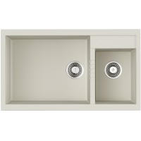Кухонная мойка Omoikiri Tedori 86-2-LB WH-Белый