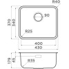 Кухонная мойка Omoikiri Omi 43-U/I Ultra Mini-IN Нержавеющая сталь