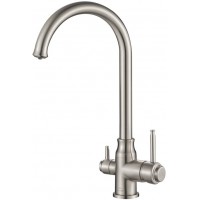 Кухонный смеситель Zorg Steel Hammer SH 763 Satin