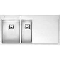 Кухонная мойка Reginox Nevada 30х18 L Lux Left Брашированная нержавеющая сталь