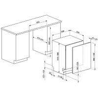 Встраиваемая посудомоечная машина Smeg STP364S