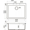 Кухонная мойка Omoikiri Bosen 61A GR Leningrad grey