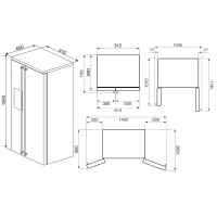 Холодильник Smeg SBS8004PO