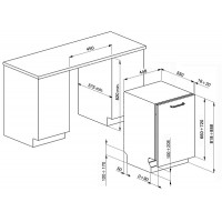 Встраиваемая посудомоечная машина Smeg STA4523