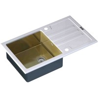Кухонная мойка Zorg GL 7851 White Bronze