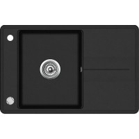 Кухонная мойка Aquasanita Bella SQB 101 Black metallic