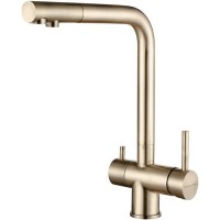 Кухонный смеситель Paulmark Skalen Sk213020-BR Бронза