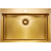Кухонная мойка Paulmark Saar Брашированное золото