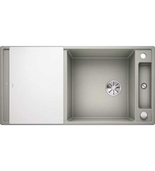 Кухонная мойка Blanco Axia III XL 6 S Жемчужный, стеклянная доска