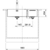 Кухонная мойка Franke Box Center BWX 220-54-27 TL R