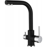Кухонный смеситель Paulmark Essen Es213011-308 Черный