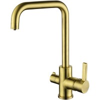 Кухонный смеситель Paulmark Logas Lo213021-BR Бронза