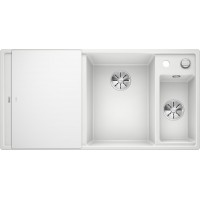 Кухонная мойка Blanco Axia III 6 S Белый, стеклянная доска (чаша справа)