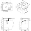 Кухонная мойка Alveus Line 110 Нержавеющая сталь 1122317
