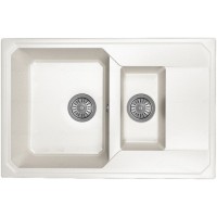Кухонная мойка Bamboo Кардинал 760К Белый