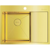 Кухонная мойка Omoikiri Akisame 65-LG-L Светлое золото