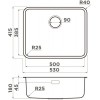 Кухонная мойка Omoikiri Omi 53-U/I Ultra-GB Графит