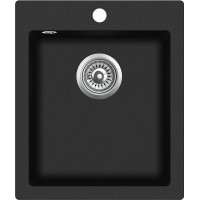 Кухонная мойка Aquasanita Simplex SQS 100 Black metallic