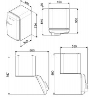 Минибар Smeg FAB5RWH