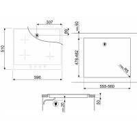 Встраиваемая индукционная панель Smeg PI964P