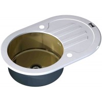 Кухонная мойка Zorg GL 7851 OV White Bronze