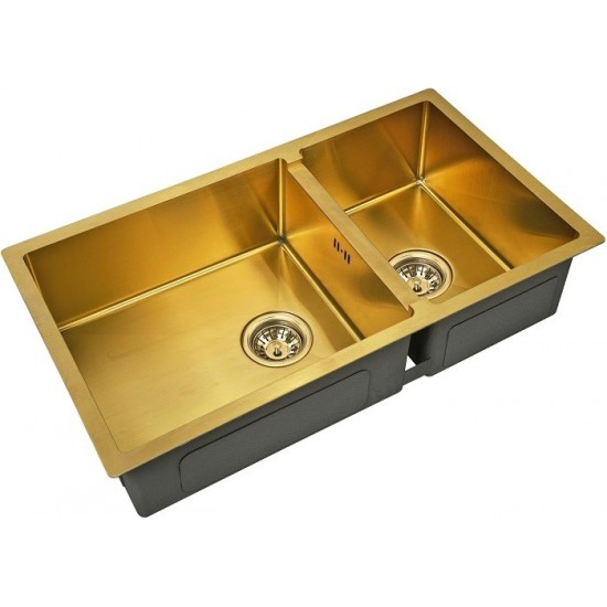 Кухонная мойка Zorg SZR 78-2-44 Bronze