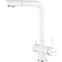 Кухонный смеситель Paulmark Skalen Sk213020-431 Белый матовый