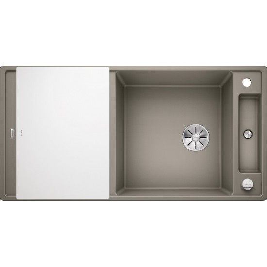 Кухонная мойка Blanco Axia III XL 6 S Серый беж, стеклянная доска