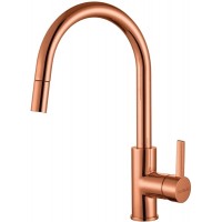 Кухонный смеситель Alveus Tesla-P Monarch Copper (выдвижной шланг) 1129049