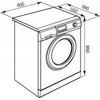 Стиральная машина с сушкой Smeg LSE147