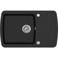 Кухонная мойка Aquasanita Lira SQL 101 Black metallic