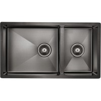 Кухонная мойка Paulmark Osser Вороненая сталь