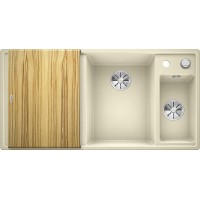 Кухонная мойка Blanco Axia III 6 S Жасмин, столик из ясеня (чаша справа)