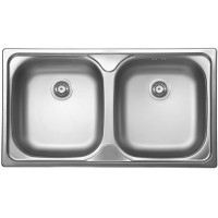 Кухонная мойка Ukinox  CL 760.435 20 Нержавеющая сталь 