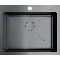 Кухонная мойка Omoikiri Akisame 59-GM Вороненая сталь