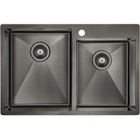Кухонная мойка Paulmark Berman Вороненая сталь