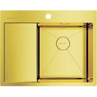 Кухонная мойка Omoikiri Akisame 65-LG-R Светлое золото