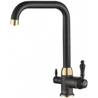 Кухонный смеситель Zorg Steel Hammer SH 725 Черный/Бронза