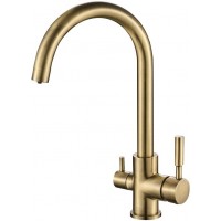 Кухонный смеситель Zorg Steel Hammer SH 713 Бронза