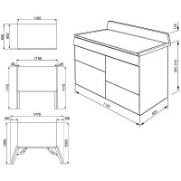 Варочный центр Smeg TR4110IWH