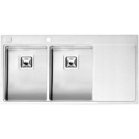 Кухонная мойка Reginox Nevada 30х30 L Lux Left Брашированная нержавеющая сталь