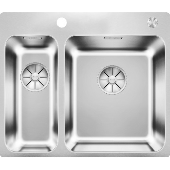 Кухонная мойка Blanco Solis 340/180-IF/A Нержавеющая сталь полированная (чаша справа)