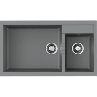 Кухонная мойка Omoikiri Tedori 86-2-LB GR Leningrad grey