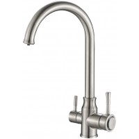 Кухонный смеситель Zorg Steel Hammer SH 763 Нержавеющая сталь