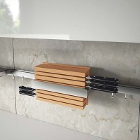 Держатель для ножей вертикальный Lemi Barra 7130Е 350х110х205 мм, нержавеющая сталь