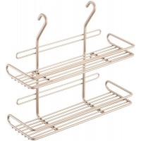 Полка для рейлинга малая двойная Lemi 30308 матовый хром