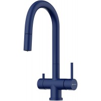 Смеситель Omoikiri Akita-S IB Indigo blue матовый