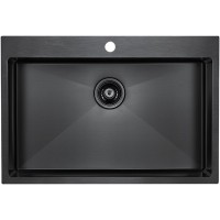 Кухонная мойка Paulmark Saar Вороненая сталь